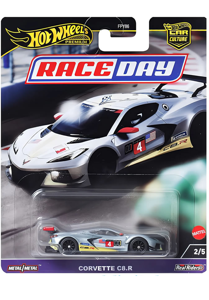 Hot Wheels Premium - Corvette C8. R	HRV95