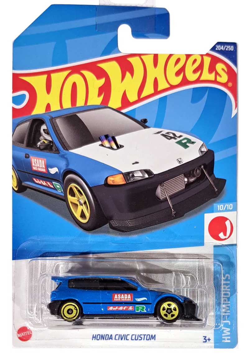 Hot wheels - HONDA CIVIC CUSTOM	HCT11