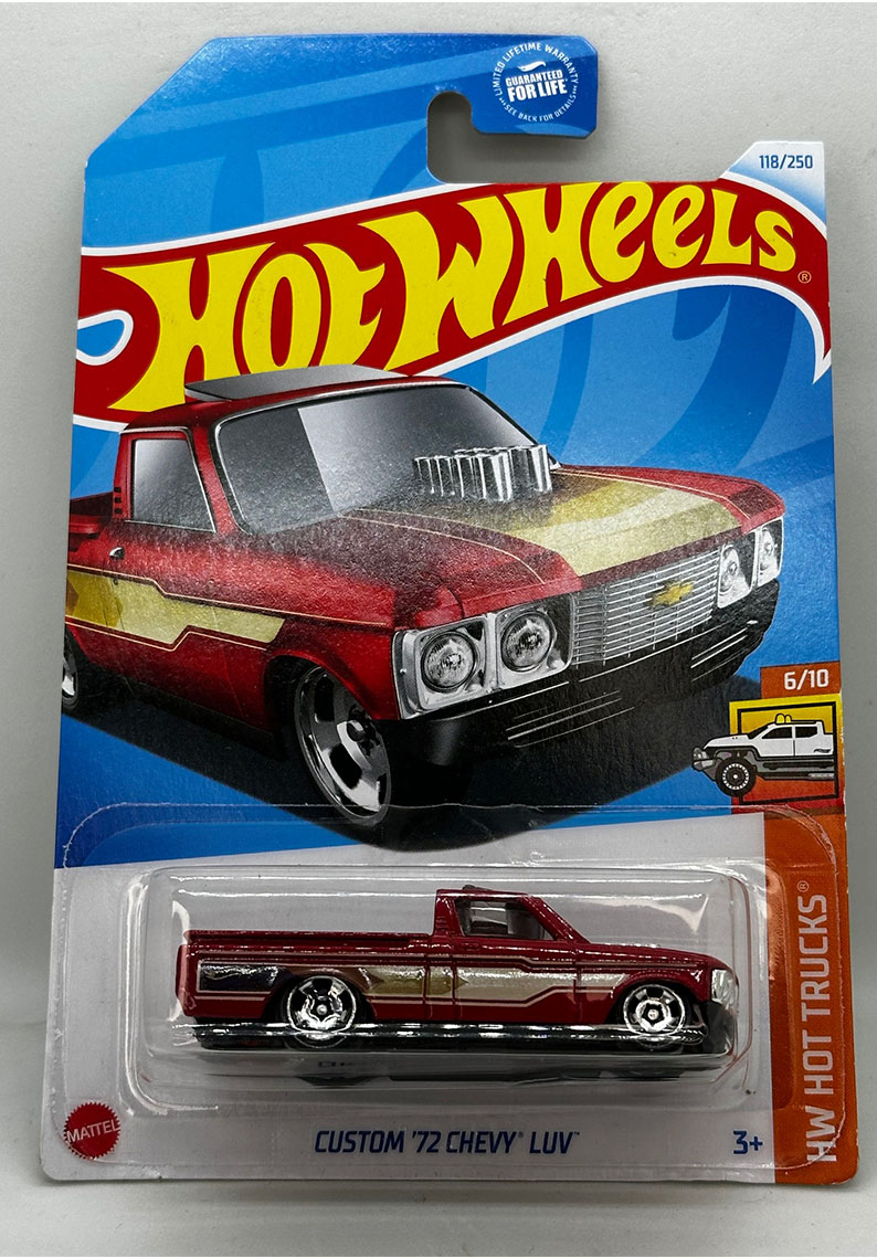Hot wheels - CUSTOM 72 CHEVY LUV (RED)	HTF72