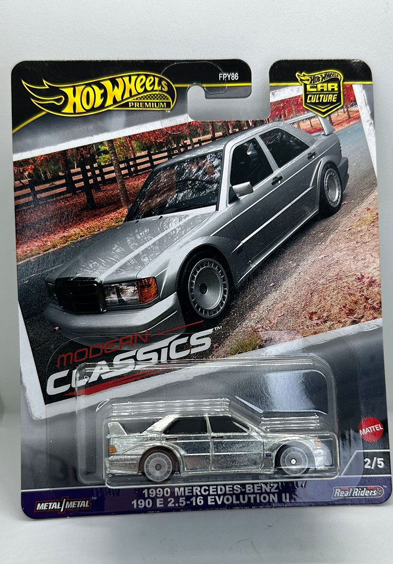 Hot Wheels Premium - 1990 Mercedes-Benz 190 E 2.5-16 Evolution II	HRV98
