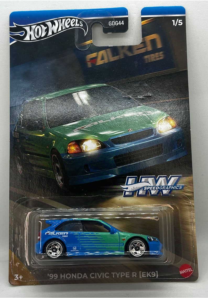 Hot wheels - 99 Honda Civic Type R (EKG) Falken - HRT09