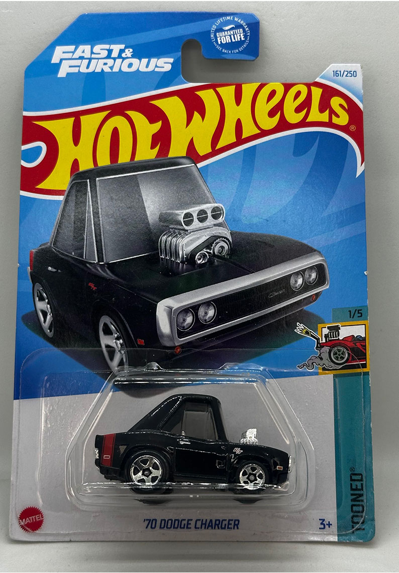 Hot wheels - 70 DODGE CHARGER NEGRO HTB40