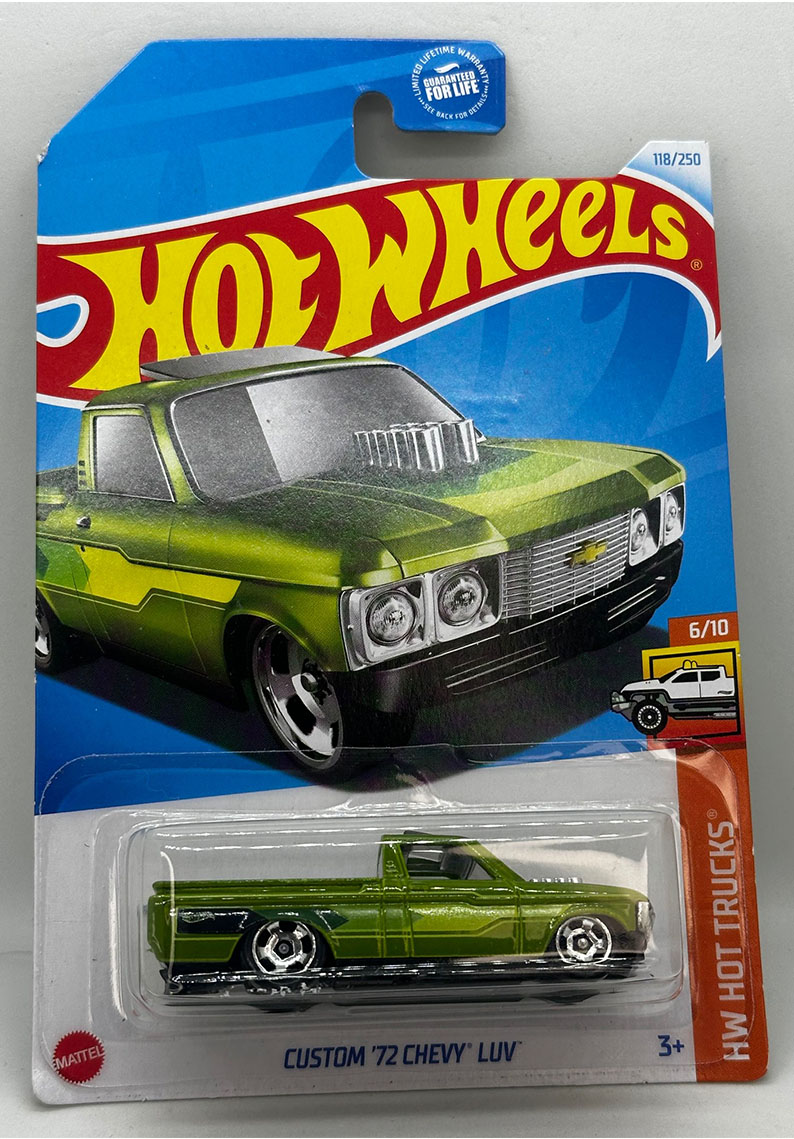 Hot wheels - CUSTOM 72 CHEVY LUV (GREEN)	HTC33
