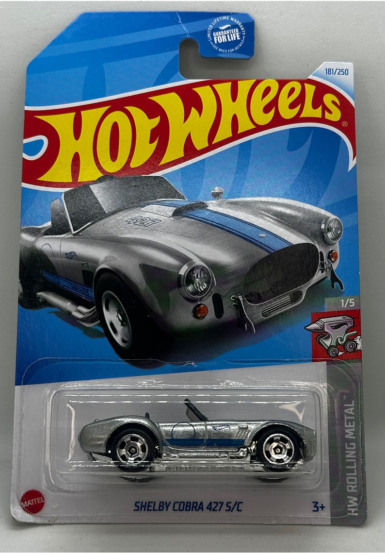 Hot wheels - SHELBY COBRA 427 S/C	HTB53