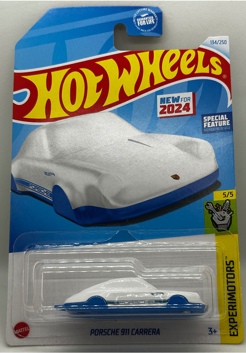 Hot wheels - Porsche 911 CARRERA llavero BLANCO/ AZUL