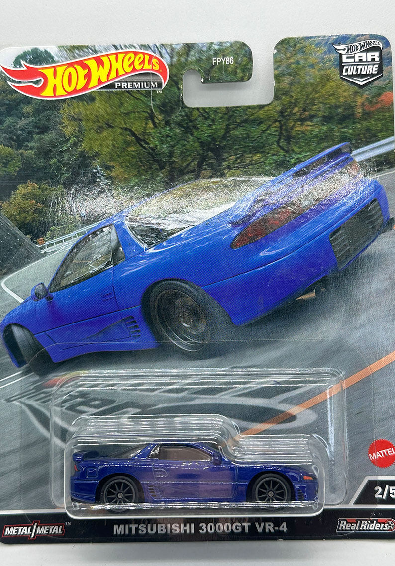 Hot Wheels Premium - Mitsubishi 3000GT VR-4 	HCJ98 - AZUL