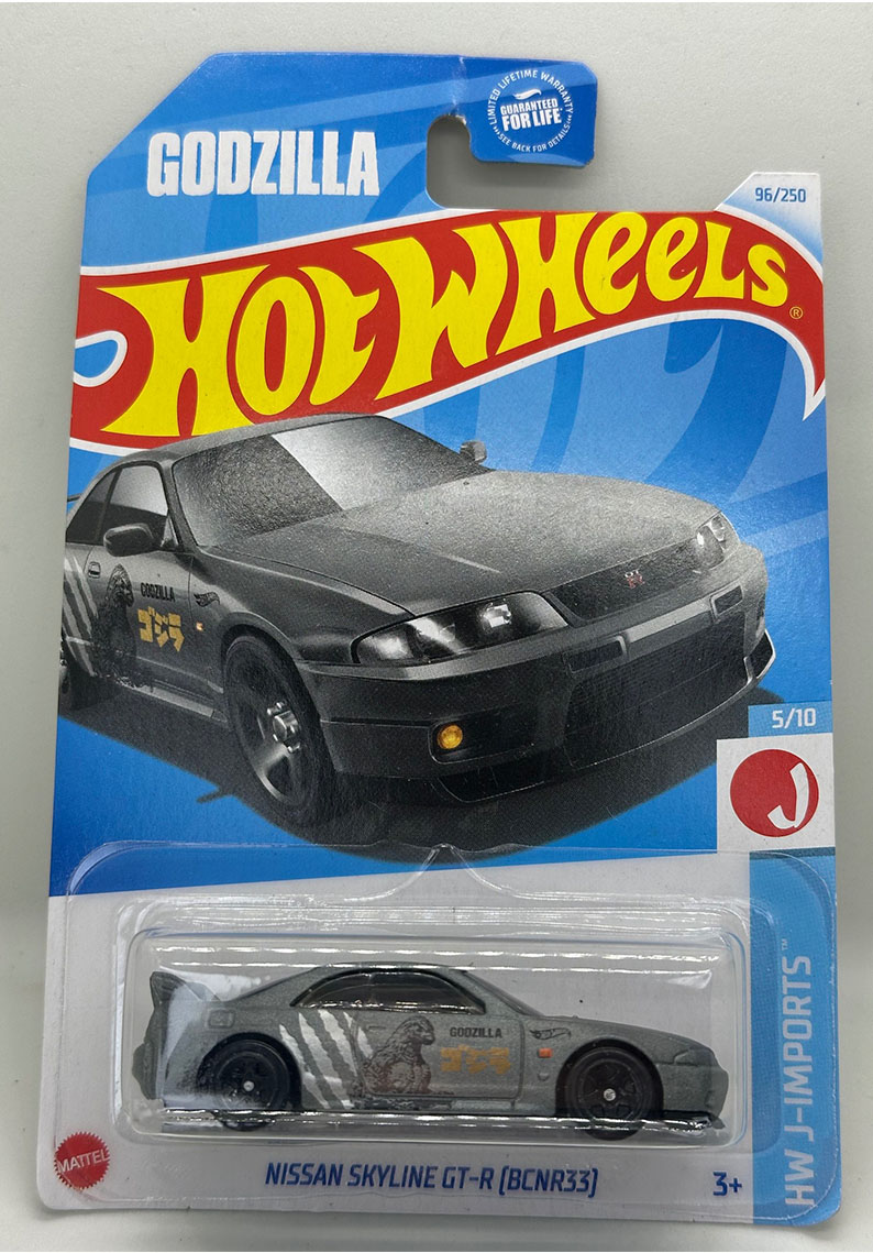 Hot wheels - NISSAN SKYLINE GT-R (BCNR33) GRIS	HTD96