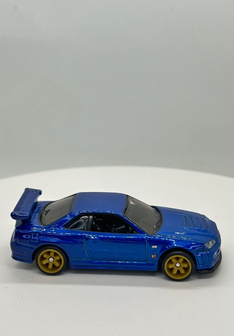 Nissan Skyline GT-R (BNR34) AZUL RUEDAS CAMBIADAS - GRL84