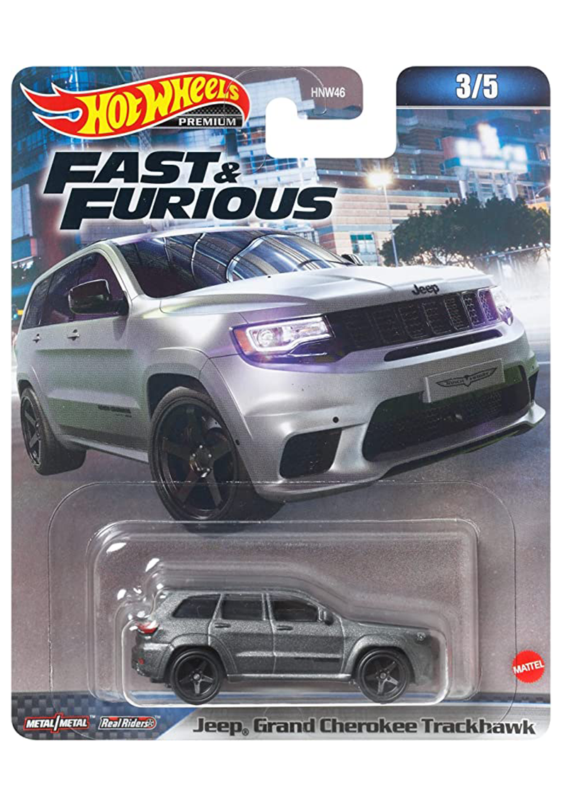 Hot Wheels Premium - Jeep Grand Cherokee Trackhawk	HNW48
