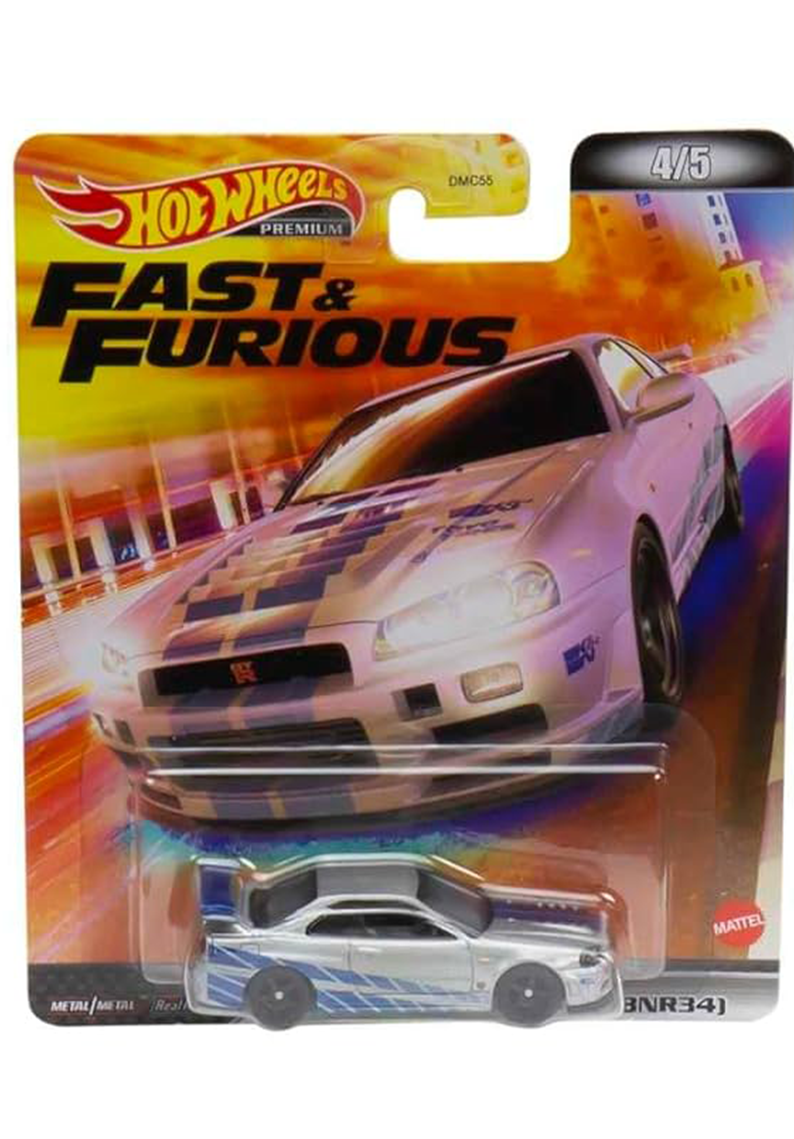 Hot Wheels Premium - Nissan Skykline GT-R (R34)	DMC55