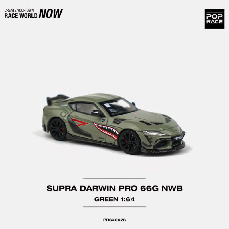 Pop Race Darwin Pro 66G NWB Toyota Supra Green PR64-76