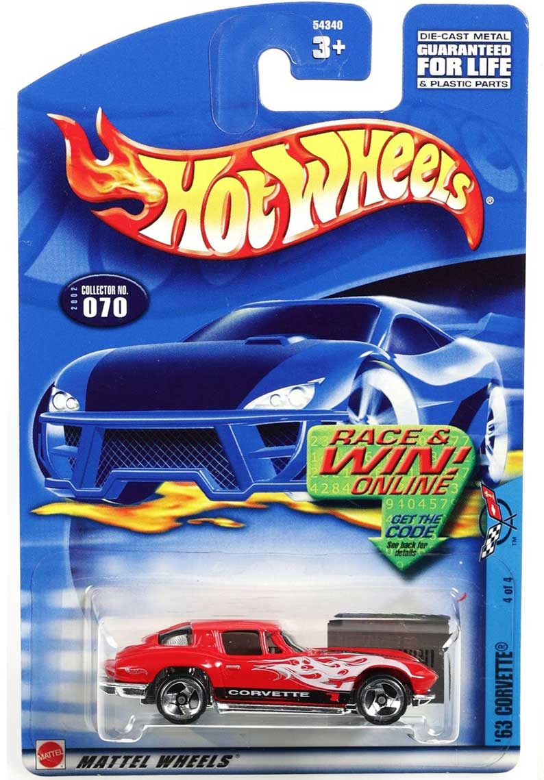 Hot wheels - 63 CORVETTE	54340