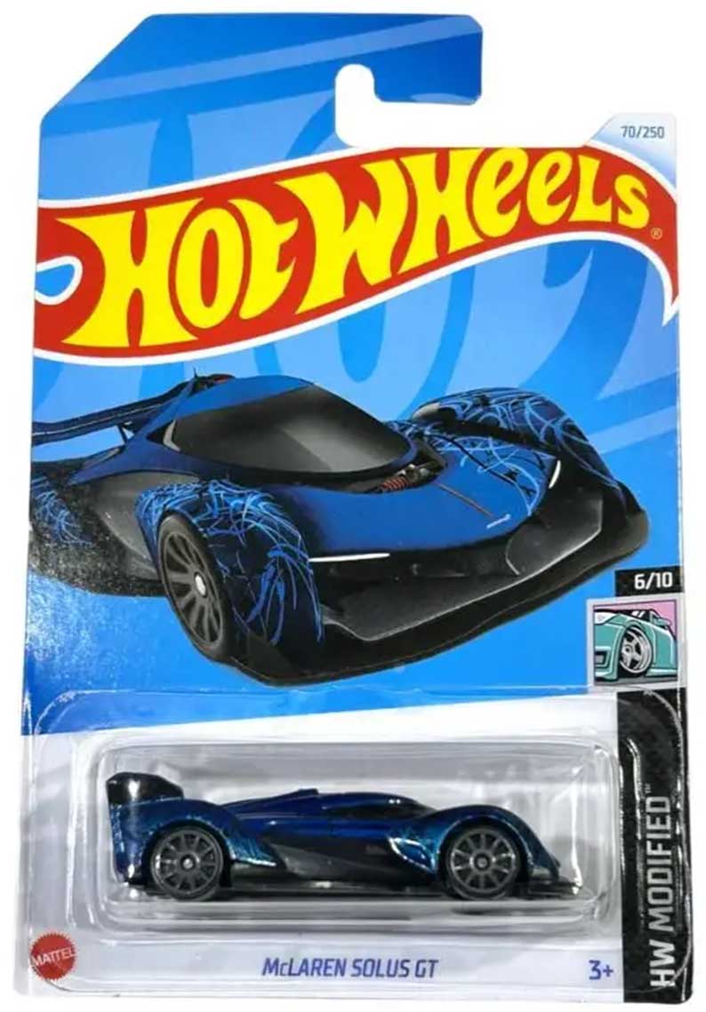 Hot wheels - MCLAREN SOLUS GT (BLUE)	HTB68