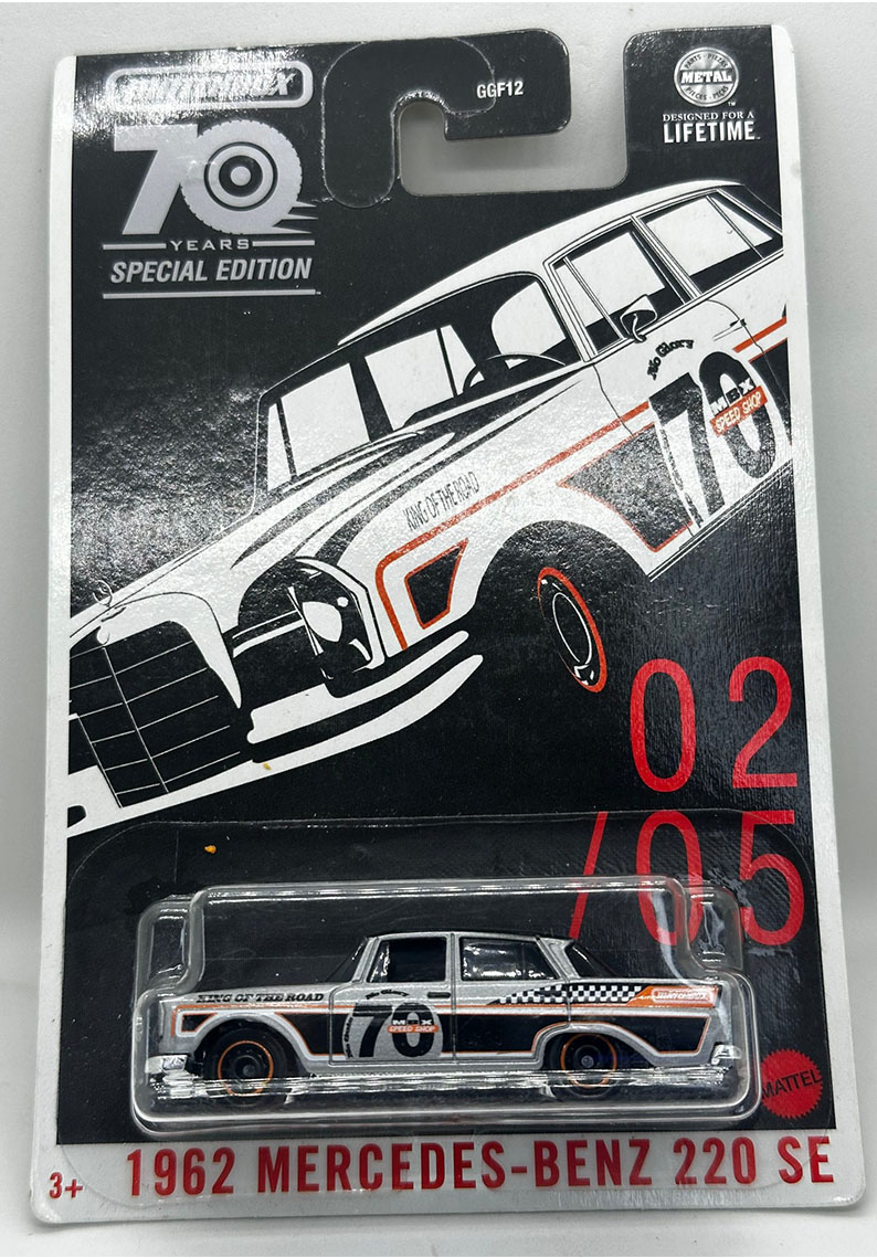 MATCHBOX - 1962 MERCEDES-BENZ 220 SE	HLM64