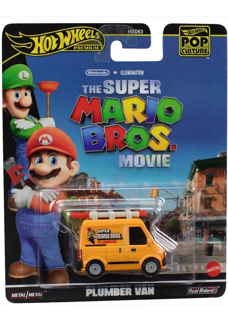 Hot Wheels Premium - Plumber Van The Super Mario Bros. Movie HXF03
