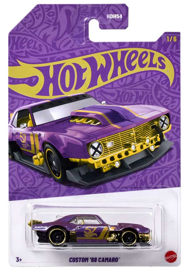 Hot Wheels - Custom '68 Camaro - jdm26 - Purple and Gold