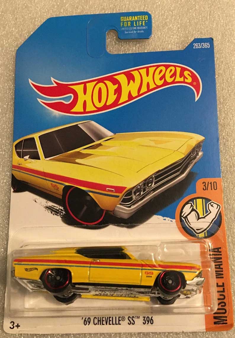 Hot wheels - 69 Chevelle SS 396 DTY86