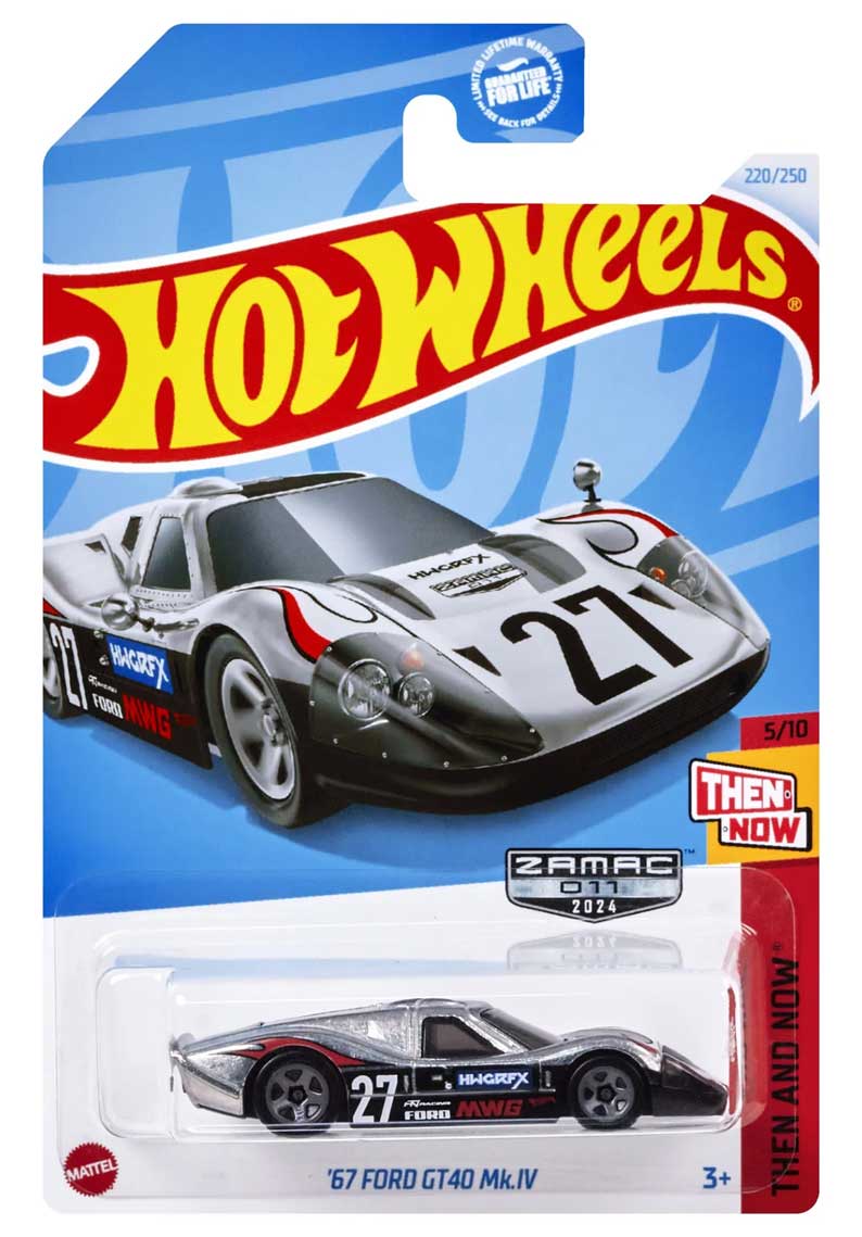 Hot Wheels - ‘67 Ford GT40 Mk.IV - HTF56 ZAMAC