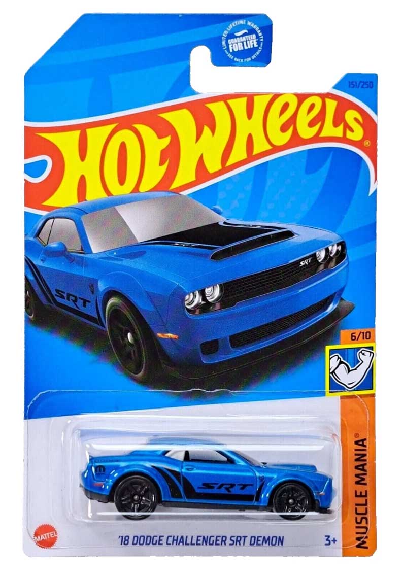 Hot wheels - 18 Dodge Challenger SRT Demon HKJ54