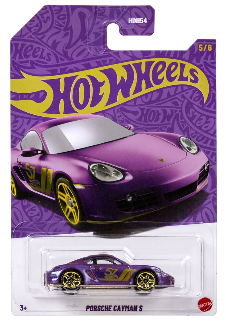 Hot Wheels - Porsche Cayman S - JDM30 - Purple and Gold