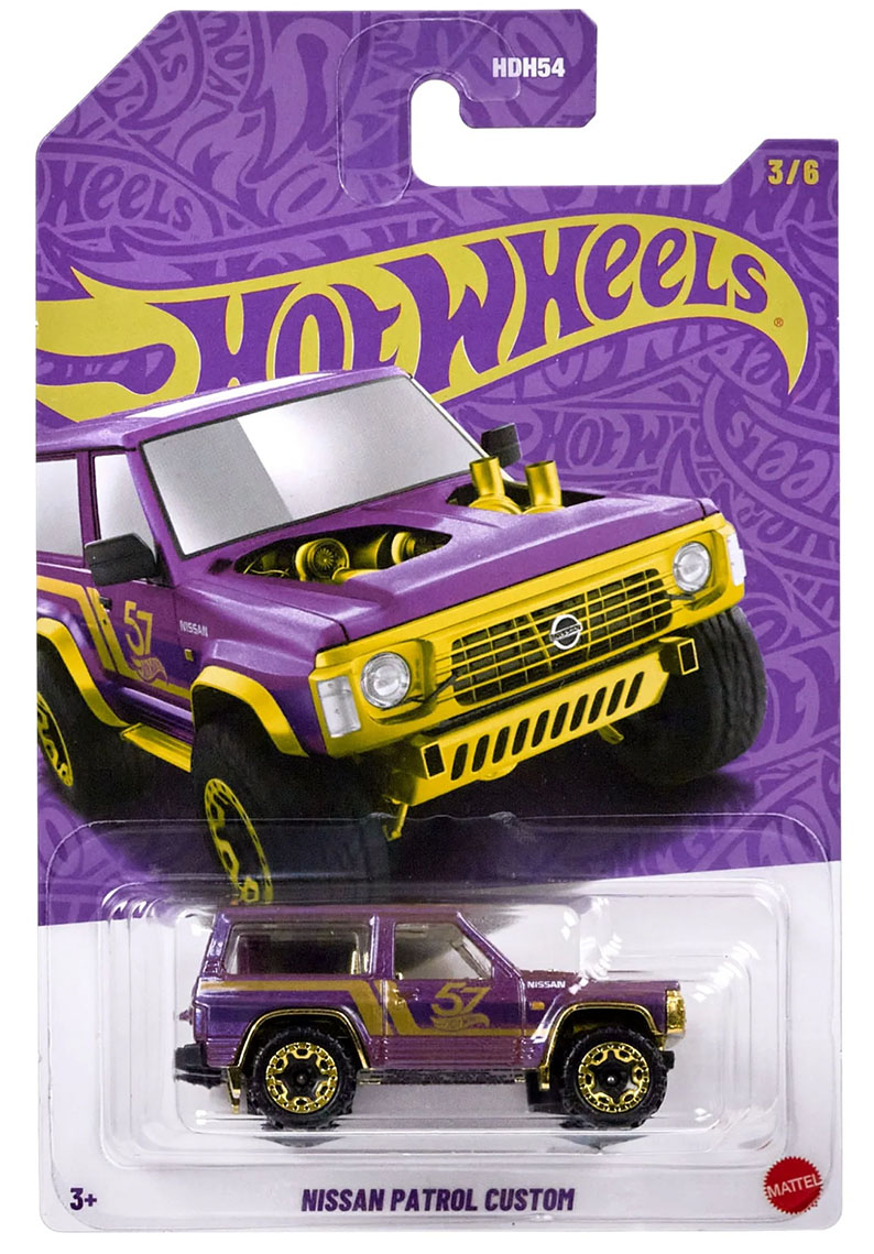 Hot Wheels - Nissan Patrol Custom - JDM28 - Purple and Gold