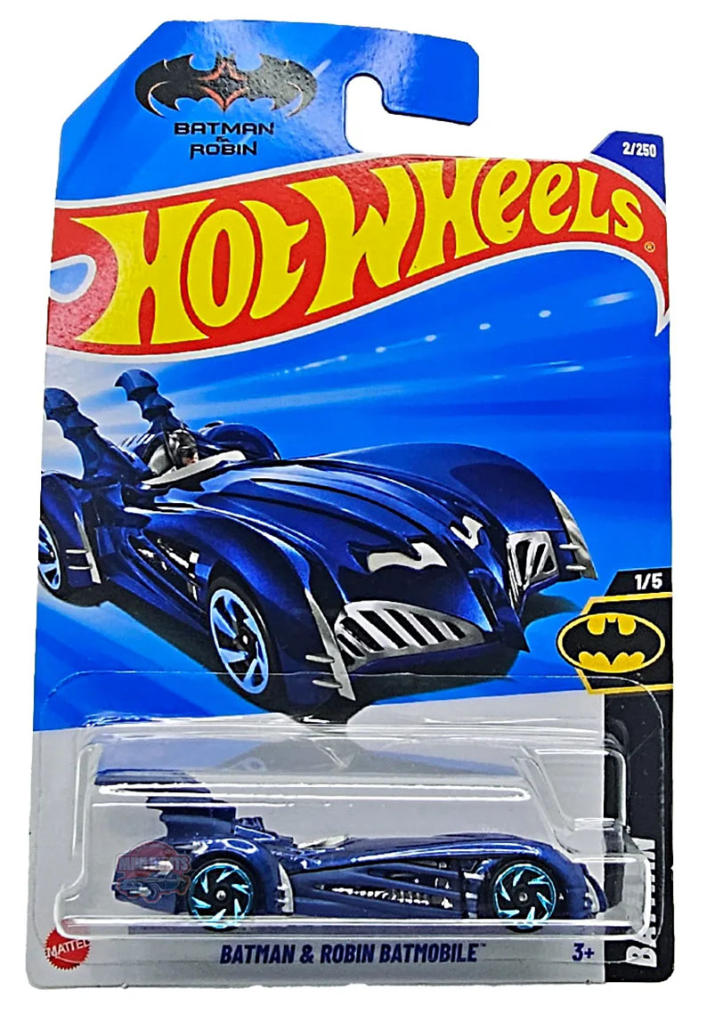 Hot wheels - Batman & Robin Batmobile (AZUL) - HYX61