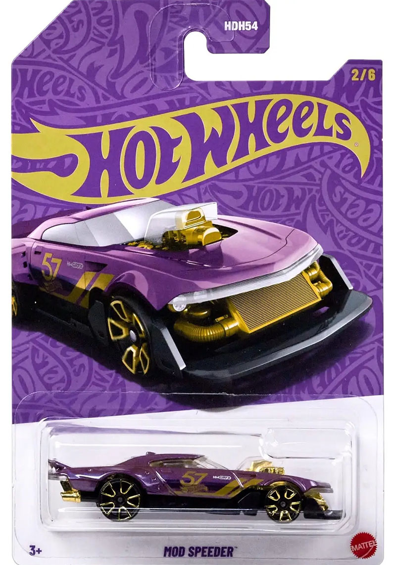 Hot Wheels - Mod Speeder - JDM27 - Purple and Gold