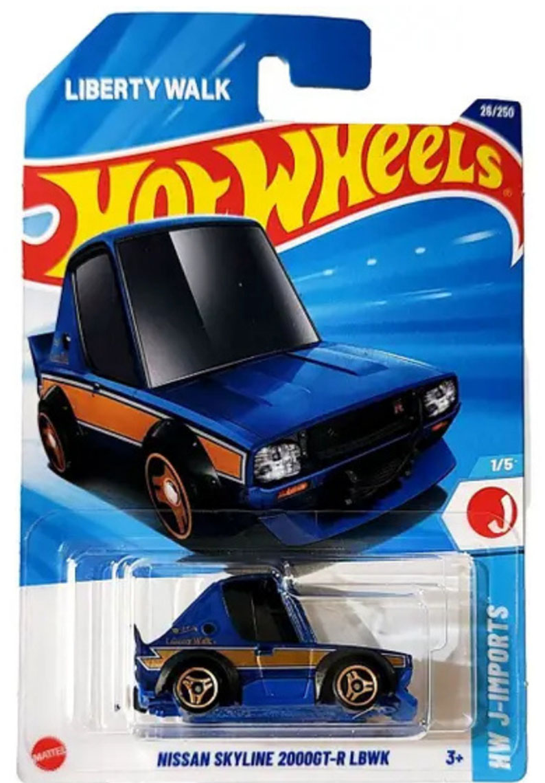Hot wheels - Nissan Skyline 2000GT-R LBWK (Tooned) - HYX54