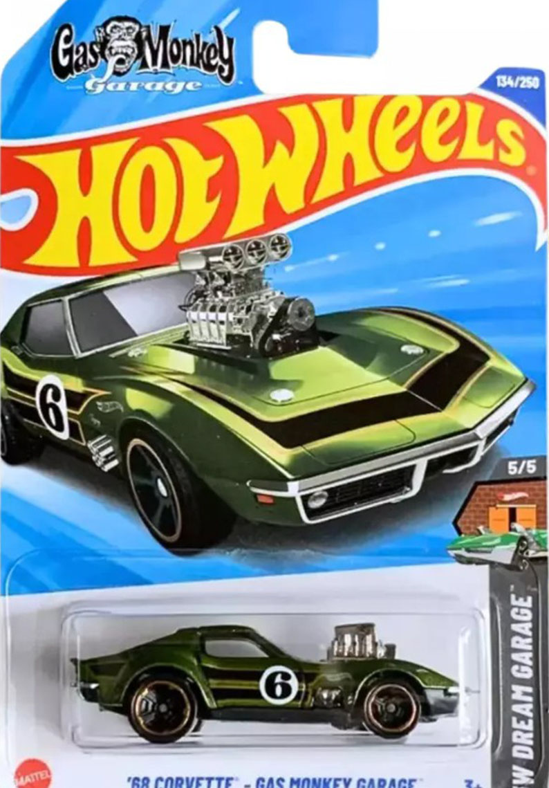 Hot wheels - 68 CORVETTE - Gas Monkey Garage - HYY74