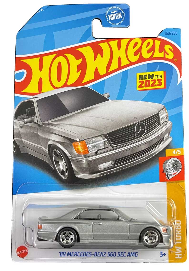 Hot wheels - 89 Mercedes-Benz 560 SEC AMG (PLATEADO)	HKK85