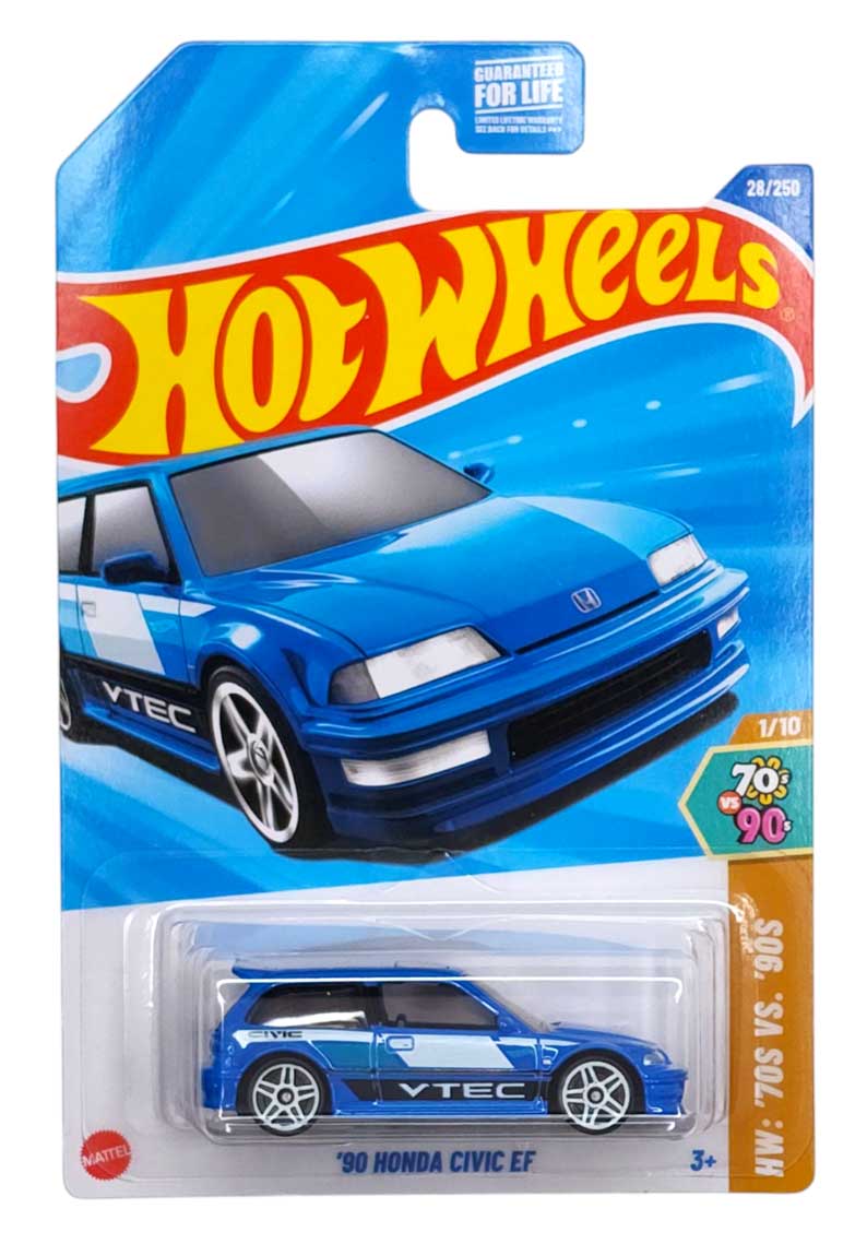 Hot wheels - '90 Honda Civic EF (AZUL) - HYW81