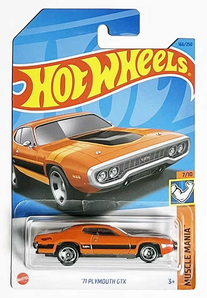 Hot Wheels - 71 Plymouth GTX NARANJA - HKJ56