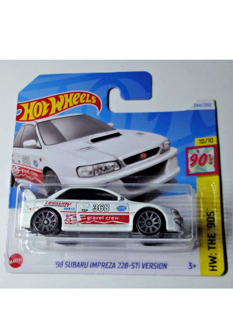 Hot Wheels - 98 Subaru Impureza 22B-Sti Version - HTB12 - TARJETA CORTA