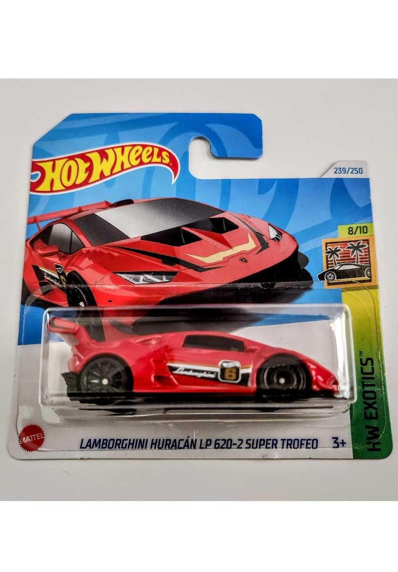 Hot Wheels - Lamborghini Huracan LP 620-2 Super Trofeo - HTC25 - TARJETA CORTA