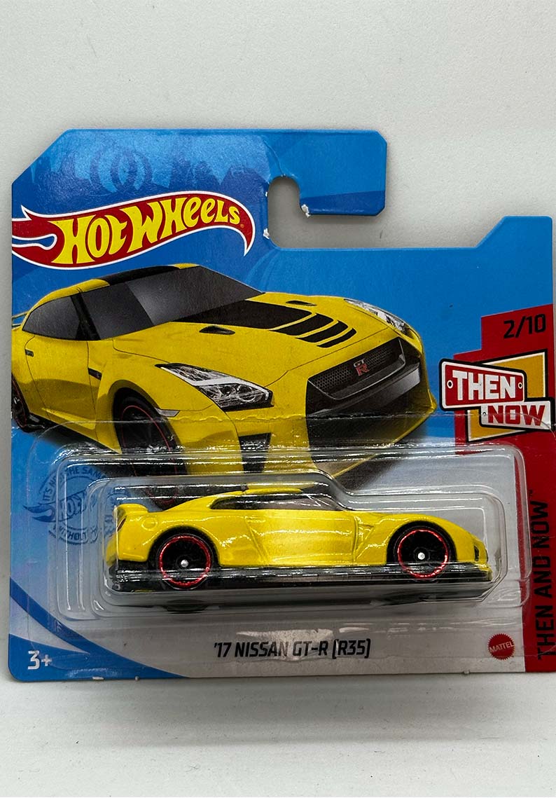 Hot wheels - 17 Nissan GT-R (R35) GTB34 TARJETA CORTA