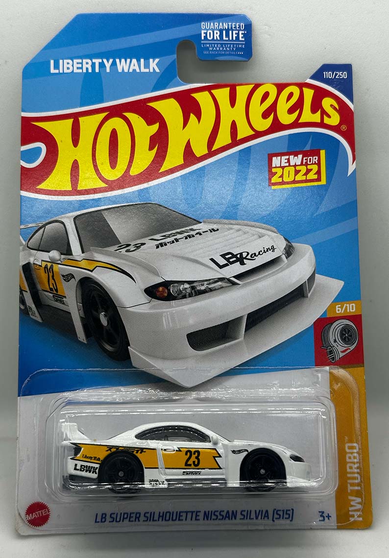 Hot Wheels - LB Super Silhouette Nissan Silvia (S15) BLANCO - HCT23