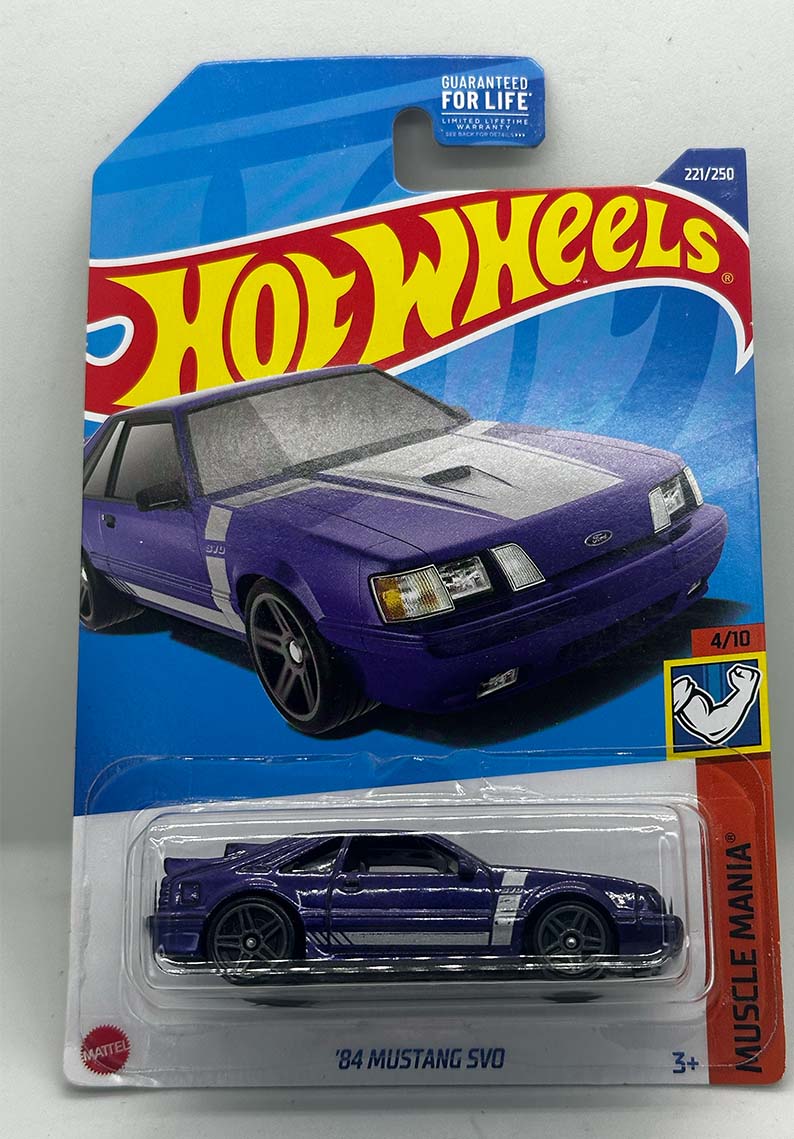 Hot wheels - 84 Mustang SV0 (purple)HCW28
