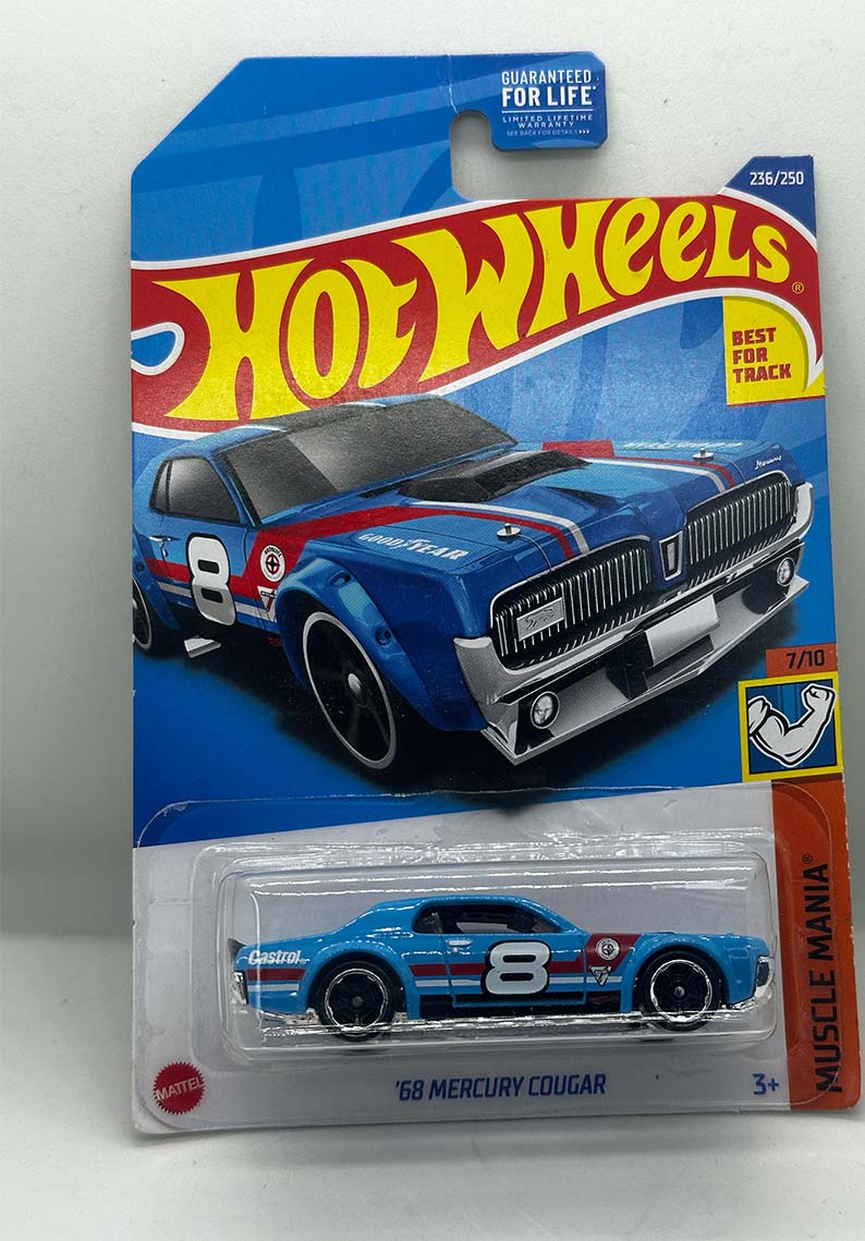 Hot wheels - 68 Mercury Cougar HCV59