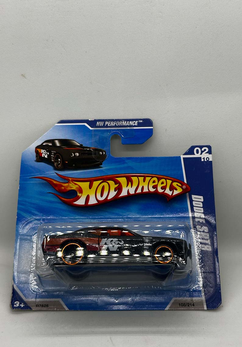 Hot wheels - Dodge SRT8 R7525 - TARJETA CORTA