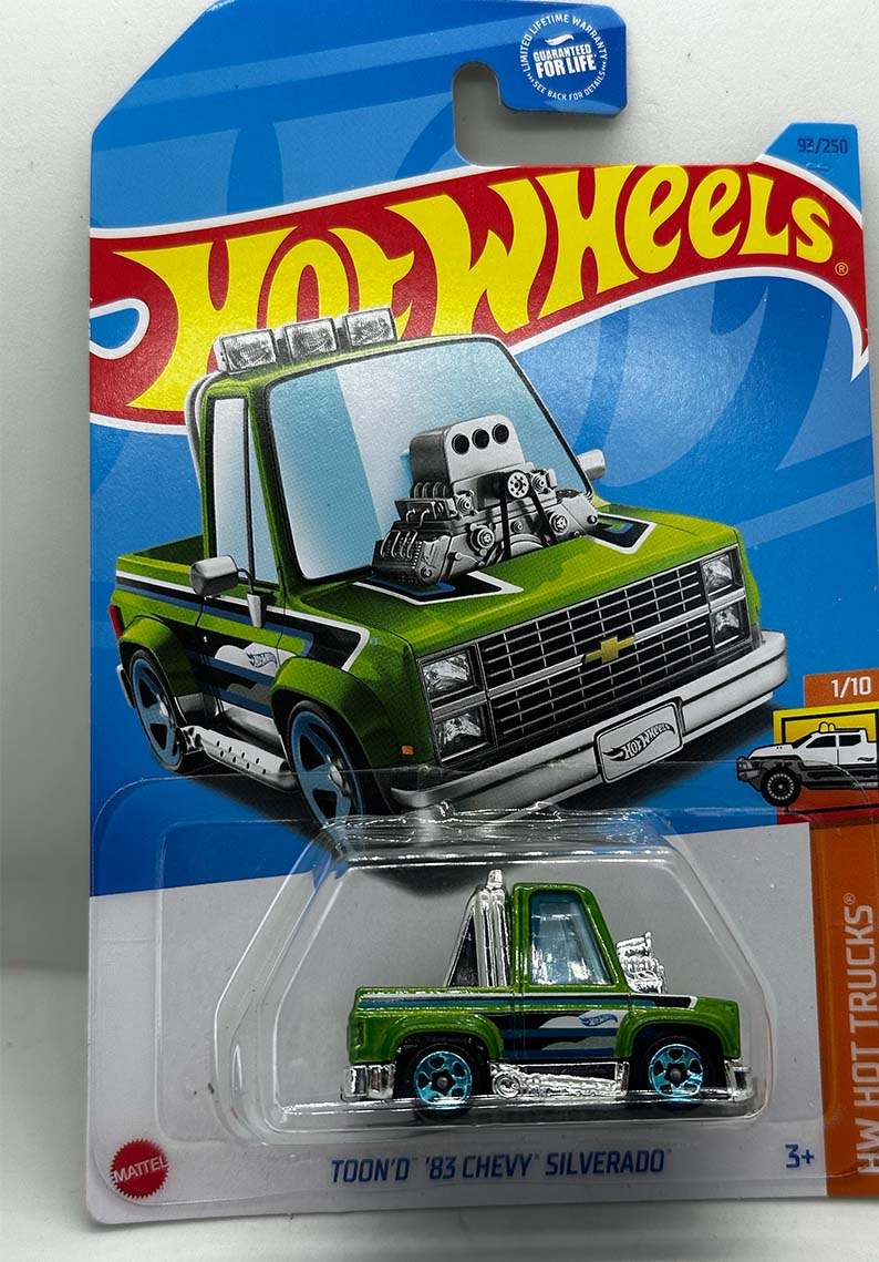 Hot Wheels - Toon'd '83 Chevy Silverado - HKH98 - Verde