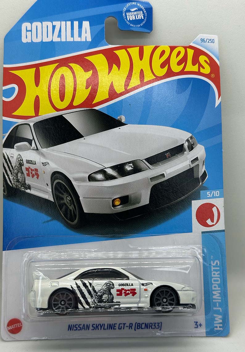 Hot wheels - Nissan Skyline GT-R (BCNR33) (white)	HTC44