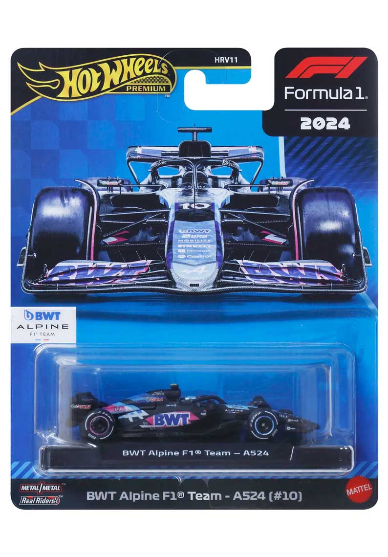 Hot Wheels F1 Series: BWT Alpine F1 Team - A524 Car #10