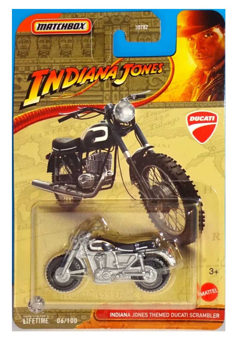MATCHBOX - Indiana Jones Themed Ducati Scrambler - JFD94