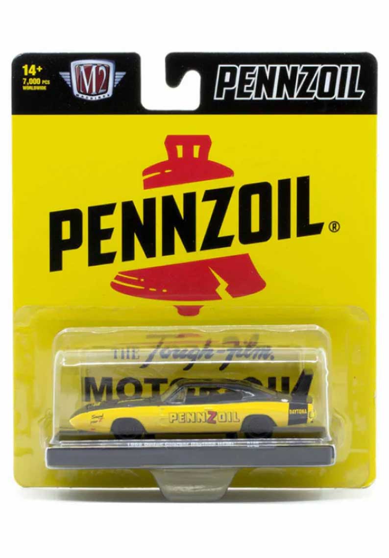 M2 Machines 1969 Dodge Charger Daytona HEMI - Pennzoil